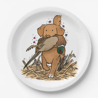 Prato De Papel Nova Scotia Duck Tolling Retriever