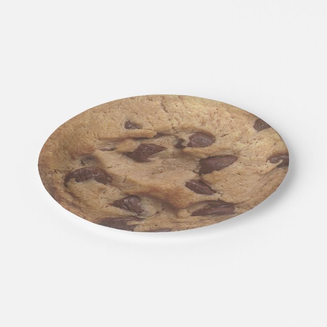Prato De Papel Novelty Chocolate Chip Cookie (Inclinado)