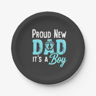 Prato De Papel Novo papai Orgulhoso É um Pai de Revolução de Gêne