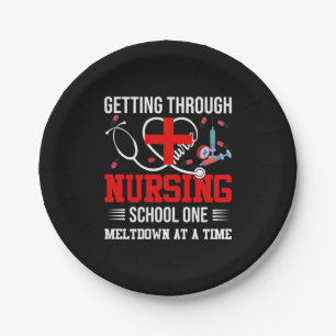 Prato De Papel Nurse Gift   Getting Through Nursing School One