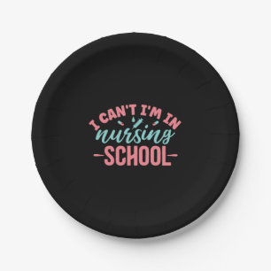 Prato De Papel Nurse Gift   I Am In Nursing School