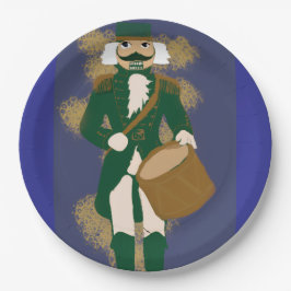 Prato De Papel Nutcracker Paper Napkin Navy Blue Soldier