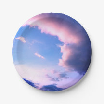 Nuvens cor-de-rosa