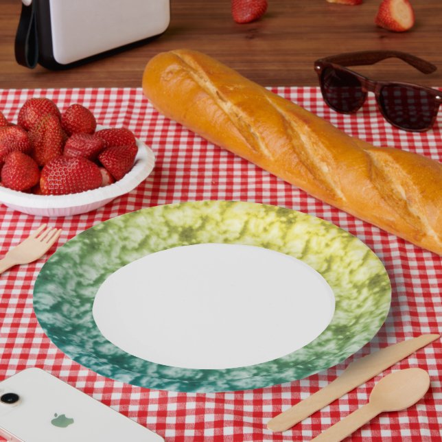 Prato De Papel Nuvens moles 1 (Piquenique)