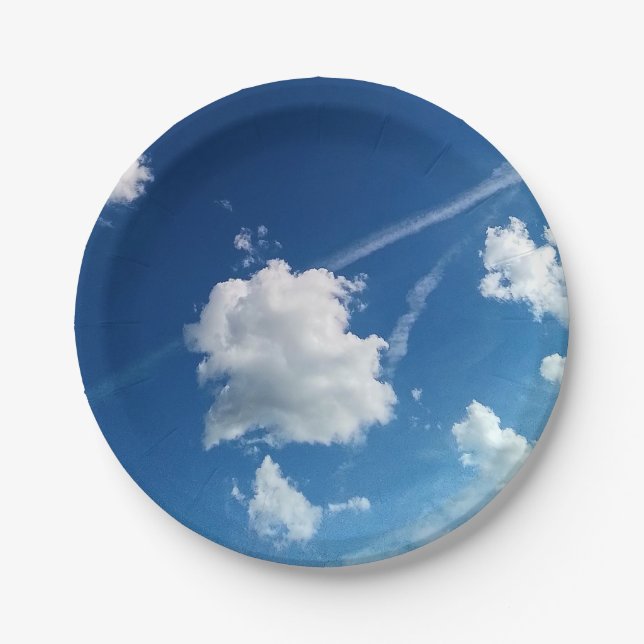 Prato De Papel Nuvens, na luz (Frente)
