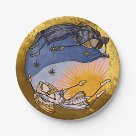 Prato De Papel Nyx e Hepsera (Noite e Dia)