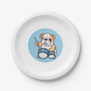 Prato De Papel O Bulldog Bateria e os Ritmos do Bulldog