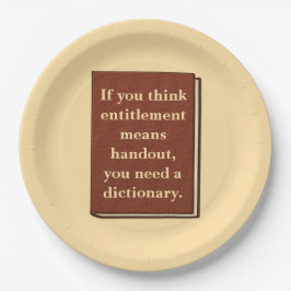 Prato De Papel O direito não é um folheto