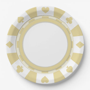 Prato De Papel O Estilo da Parte do Jogador de Poker