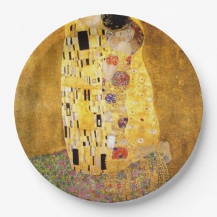 Prato De Papel O Kiss Gustav Klimt