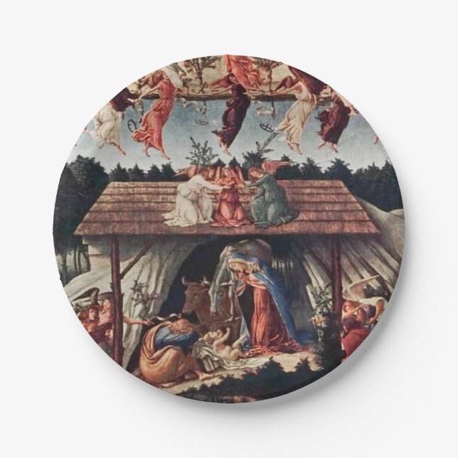 Prato De Papel O livro infantil do Natal Holiday Paper (Frente)