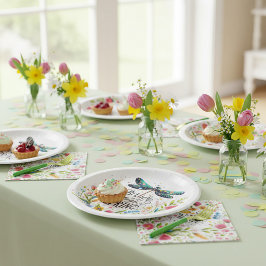 Prato De Papel O Magia da Primavera floral