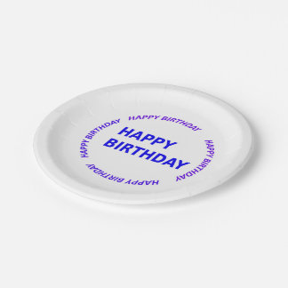 Prato De Papel O modelo de DIY fácil adiciona o NOME do EVENTO do