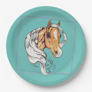 Prato De Papel O Palomino (teal)