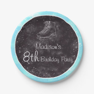 Prato De Papel O partido do patinagem artística chapeia a festa