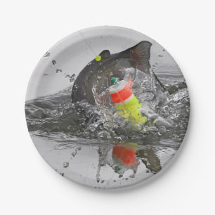 Prato De Papel O peixe-gato toma à isca a arte fotográfica