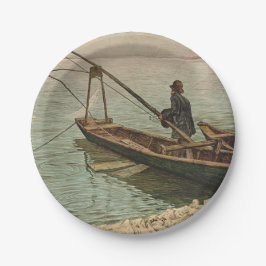 Prato De Papel O pescador (por Max Kurzweil)