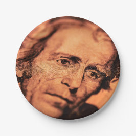 Prato De Papel O Presidente Elusivo Jackson