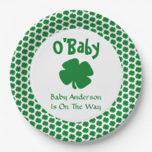 O'Baby Dia de São Patrício Chá de fraldas