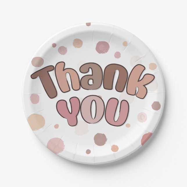 Prato De Papel Obrigado (Frente)