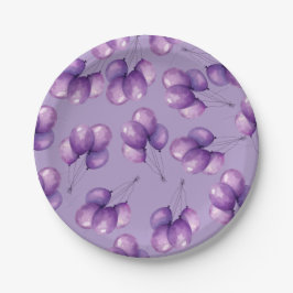 Prato De Papel Oh Baby Purple