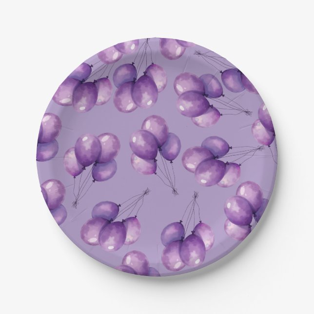 Prato De Papel Oh Baby Purple (Frente)