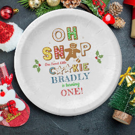 Prato De Papel Oh, Snap! Gingercake Cookie Qualquer Idade Anivers