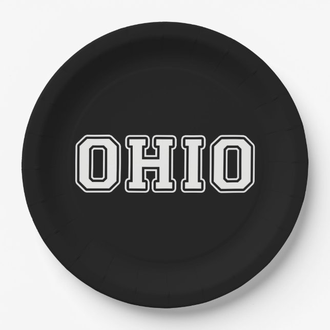Prato De Papel Ohio (Frente)