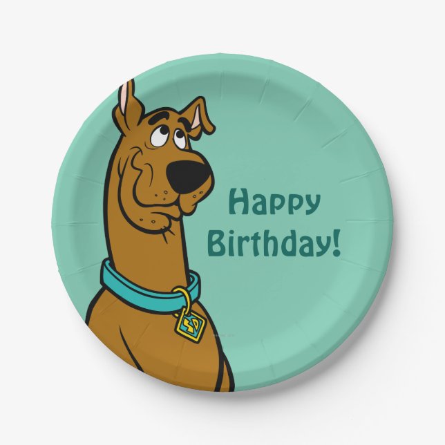 Prato De Papel Olhos De Puppy Scooby-Doo (Frente)