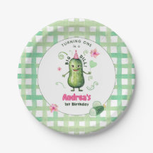 One Big Dill Pickle First Birthday Pink