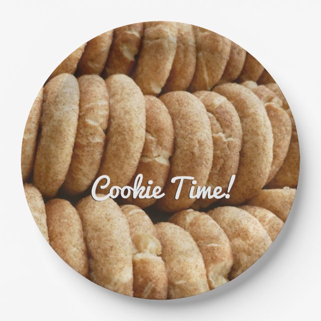 Prato De Papel Oodles de Snickerdoodles (Frente)