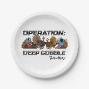 Prato De Papel Operação: Deep Gobble