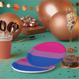 Prato De Papel Orgulho Bissexual!