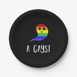Prato De Papel Orgulho gay Gayst, Halloween Gay, LGBT