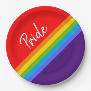 Prato De Papel Orgulho gay LGBT - Arrebatível e Brilhante Persona