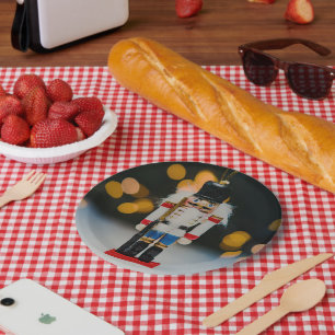 Prato De Papel Ornamento de figurino do craqueador de NatalJoe nu