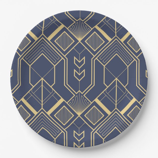 Prato De Papel Ornamentos de luxo 60 (Frente)