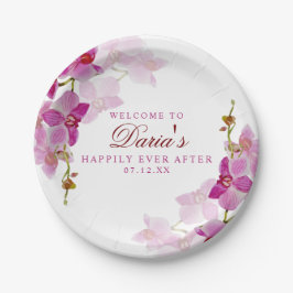 Prato De Papel Orquídea tropical