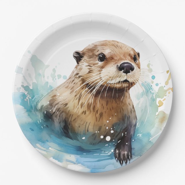 Prato De Papel Otter (Frente)