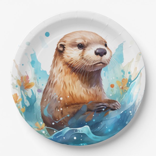 Prato De Papel Otter (Frente)