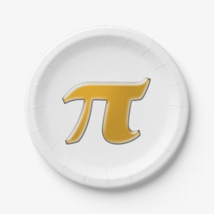 Prato De Papel Ouro PI em branco