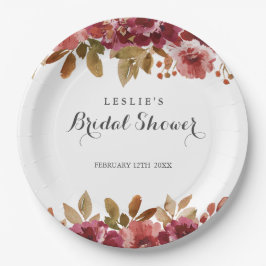 Prato De Papel Outono Russo e Chá de panela De Bolachas