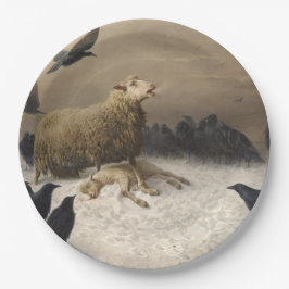 Prato De Papel Ovelha com Morto