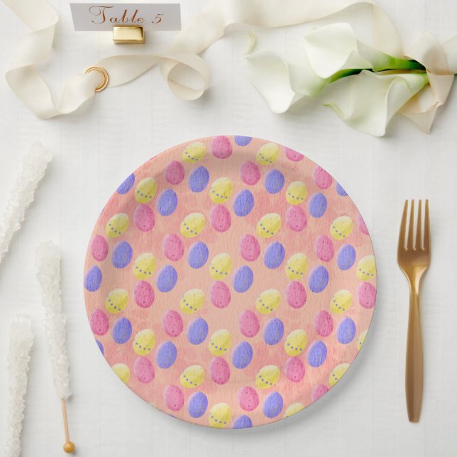 Prato De Papel Ovos de páscoa (Casamento)