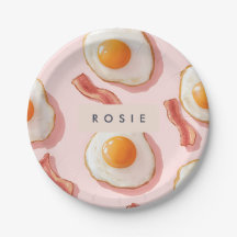 Ovos Pintados Personalizados e Padrões de Bacon
