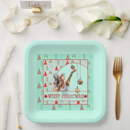 Prato De Papel Padel Paper Plate – Padel Retro Christmas