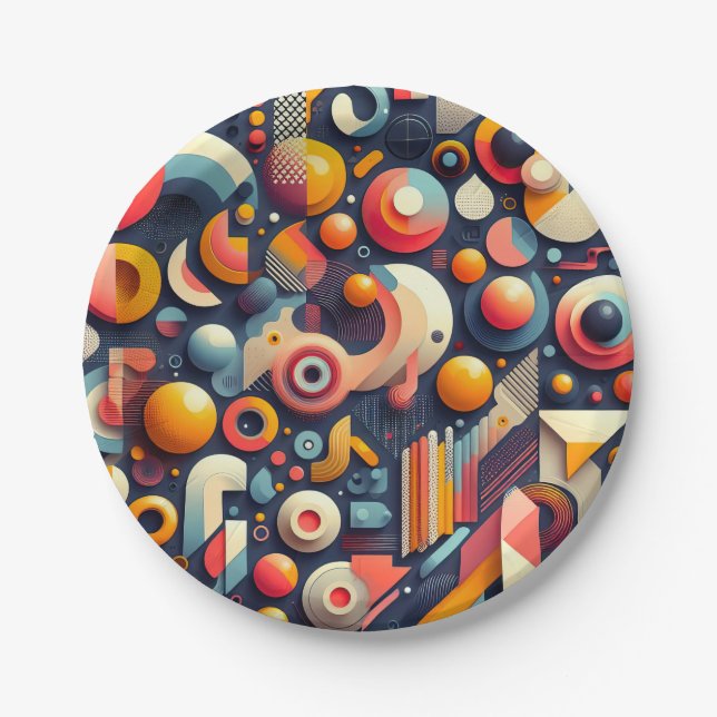 Prato De Papel Padrão 2 (Frente)