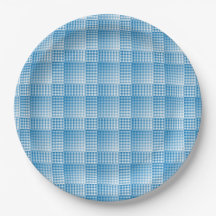 Padrão Abstrato Xadrez Branco Azul