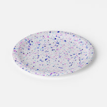 Padrão Branco Puro do Retro Terrazzo Elegante