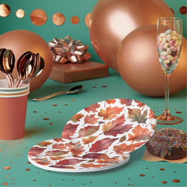 Prato De Papel Padrão de Design Radiância Rústica (Múltiplo)